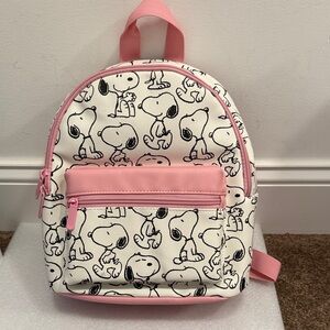 Snoopy peanuts Bioworld mini backpack NWT